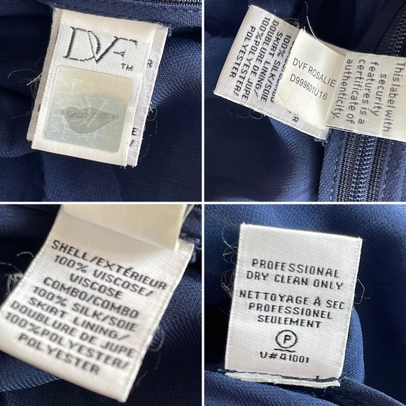 Diane Von Furstenberg Rosalie Mixed Media Silk Fit & Flare
Midi Dress Size 10 - Picture 12 of 16